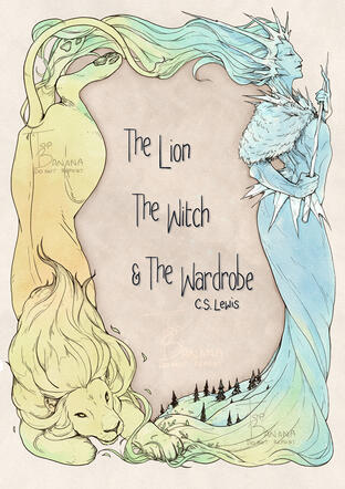The lion, The witch and The wardrobe cover art