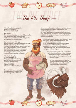 'The Pie Thief' - DnD One Shot - Page Sample