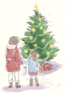 Storybook art - &#39;Picture of Christmas&#39; 2021