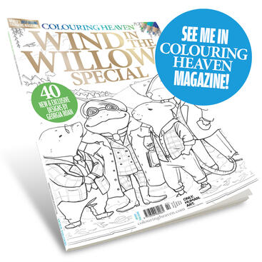 Colouring Heaven - Wind in the Willows Issue