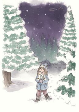 Storybook art - 'Picture of Christmas' 2021