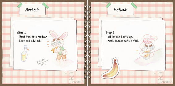 Banana Pancakes - Simple Recipe illustration - 2024