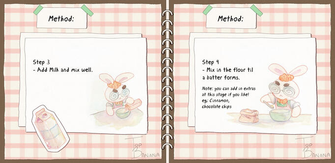 Banana Pancakes - Simple Recipe illustration - 2024