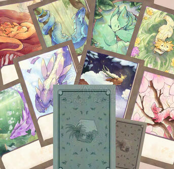 Terrarium Dragon Card Illustrations (promo image) - 2025