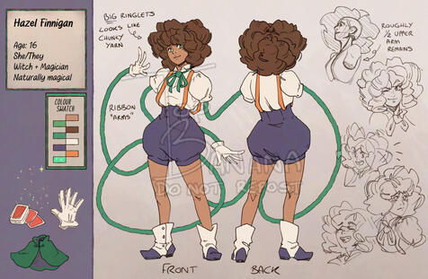Betwixt Between - Hazel character sheet